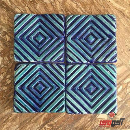 تامین کاشی لعابدار فیروزه ای مقاوم