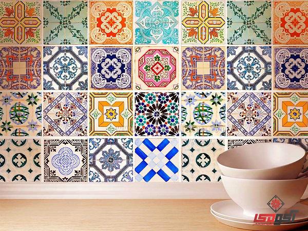 مراکز تولید کاشی بین کابینتی طرح سنتی با بهترین کیفیت