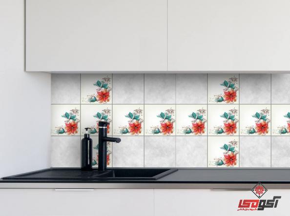 خرید کاشی آشپزخانه گلدار از معتبرترین فروشگاه