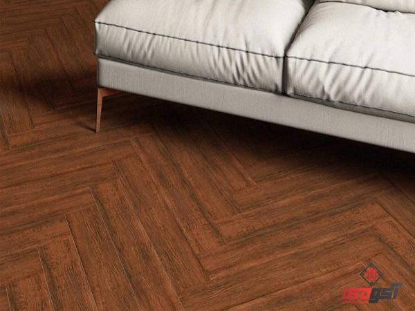 فروش بدون واسطه سرامیک طرح پارکت تیره با کمترین قیمت 