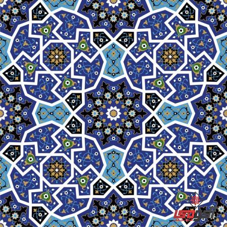 کاشی سنتی فیروزه ای