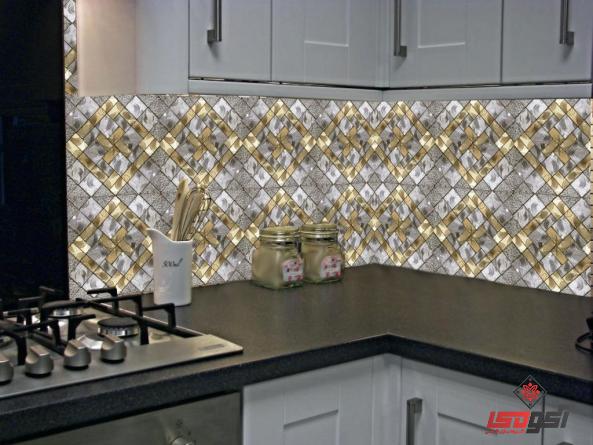 کاشی بین کابینتی چسبی