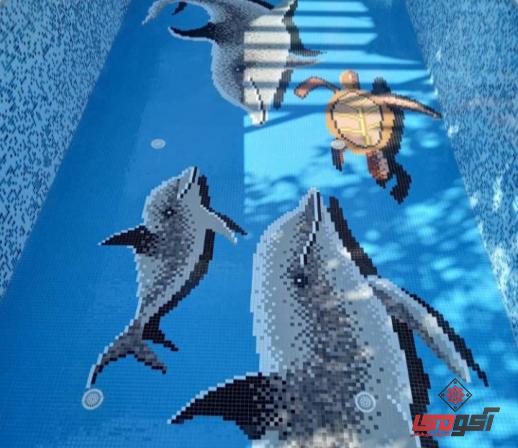 کاشی استخری سه بعدی