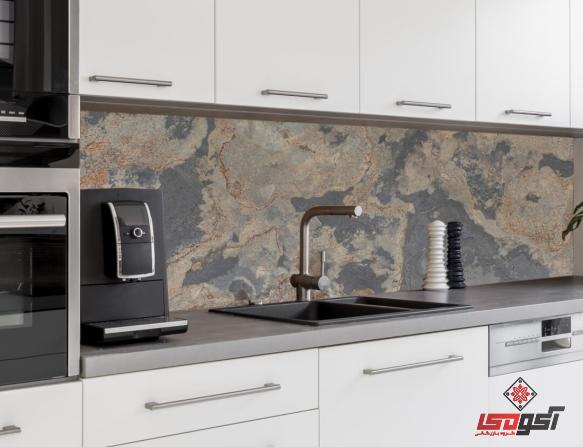 کاشی بین کابینتی طرح سنگ