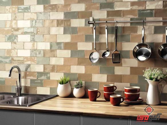 کاشی بین کابینتی جدید چسبی