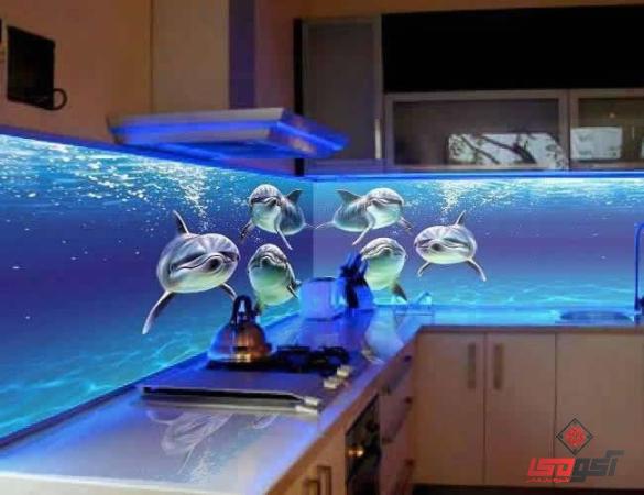 کاشی بین کابینتی سه بعدی مقاوم در برابر فشار و ضربه