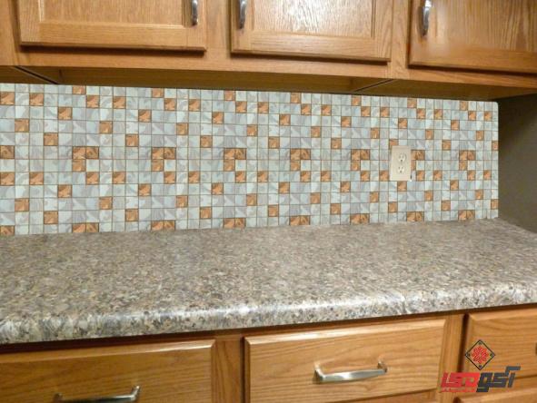 کاشی بین کابینتی چسبی با جدید ترین طراحی روز