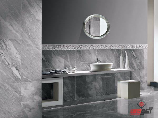 فروش کاشی دستشویی طوسی با منحصر ترین استانداردها